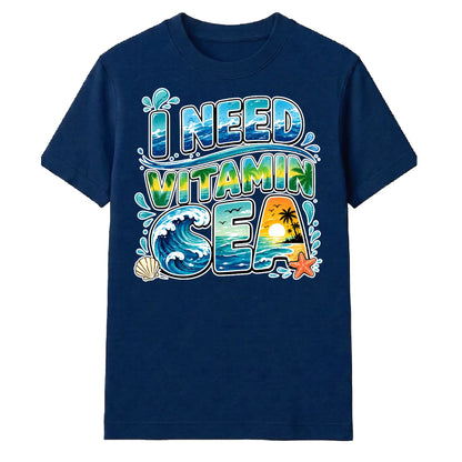 Tropical Waves I Need Vitamin Sea Summer Unisex T-Shirt