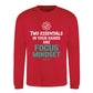 Two Essentials Focus Mindset Slogan Unisex Sweatshirt