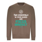 Two Essentials Focus Mindset Slogan Unisex Sweatshirt