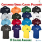 Custom Embroidered Men Polo Tshirt, Personalised Text/Design Shirt, Digitized Company Logo Monogrammed Polo Tee, Special Gift for Golf Lover