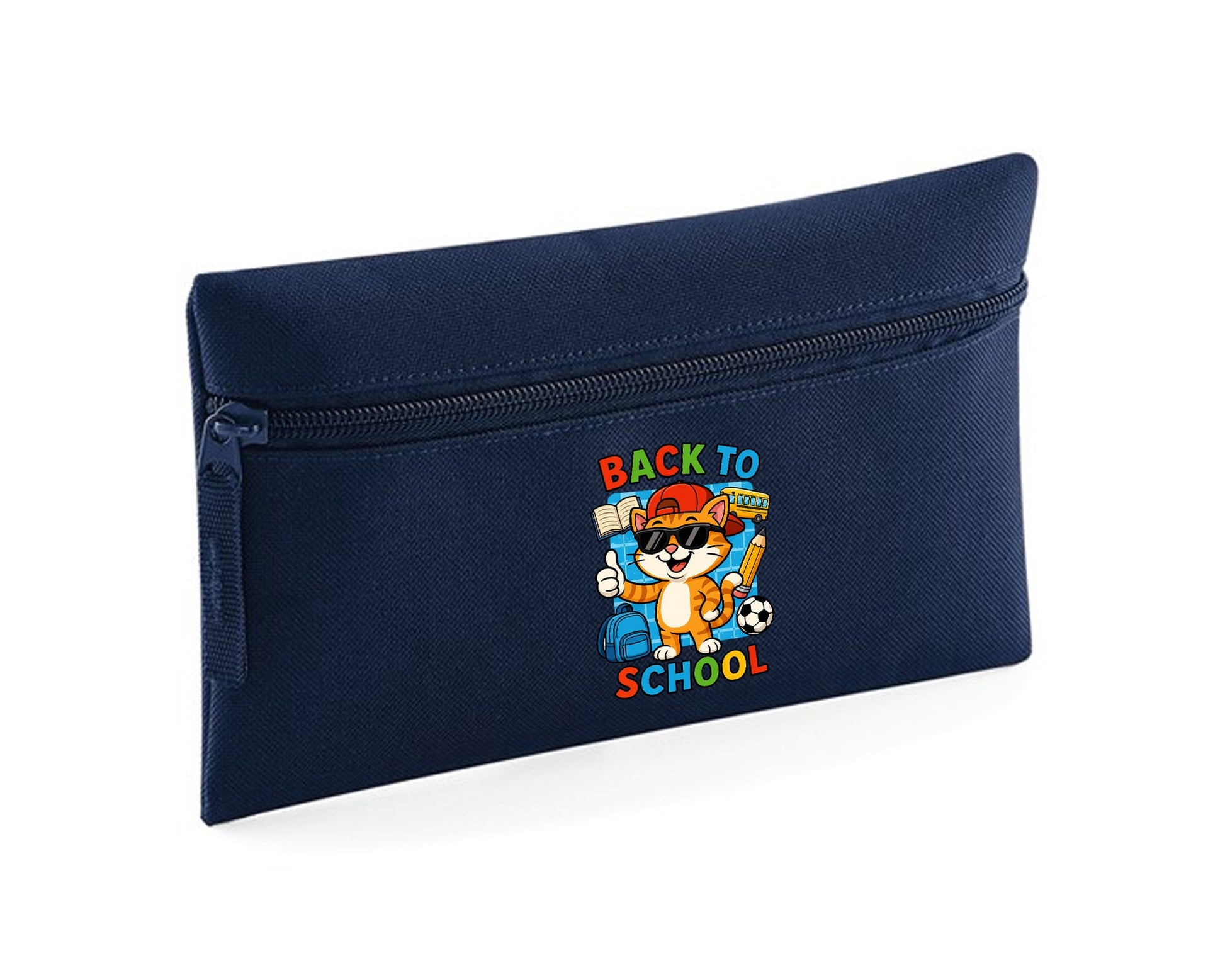 Back To School Cat Pencil Case, Adorable Stationery Storage For Kids & Teens, Back To School Essential For Cat Lovers M8485