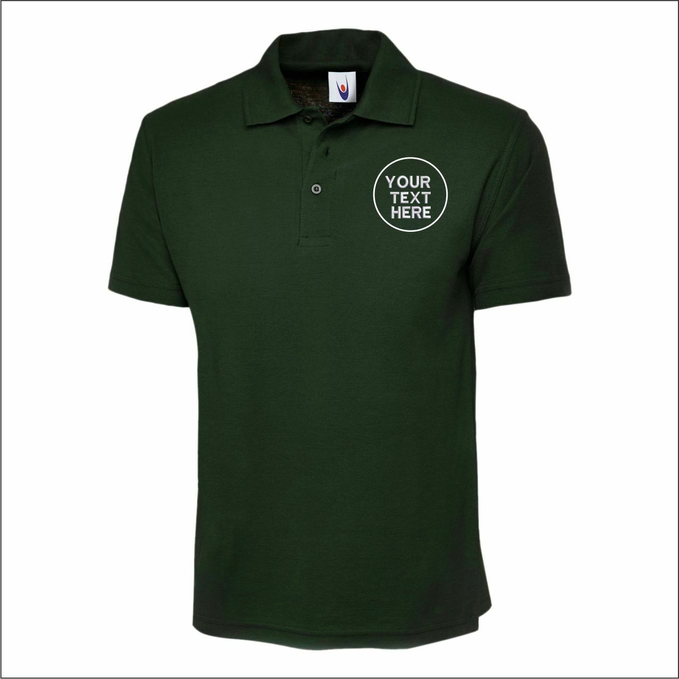 Custom Embroidered Men Polo Tshirt, Personalised Text/Design Shirt, Digitized Company Logo Monogrammed Polo Tee, Special Gift for Golf Lover