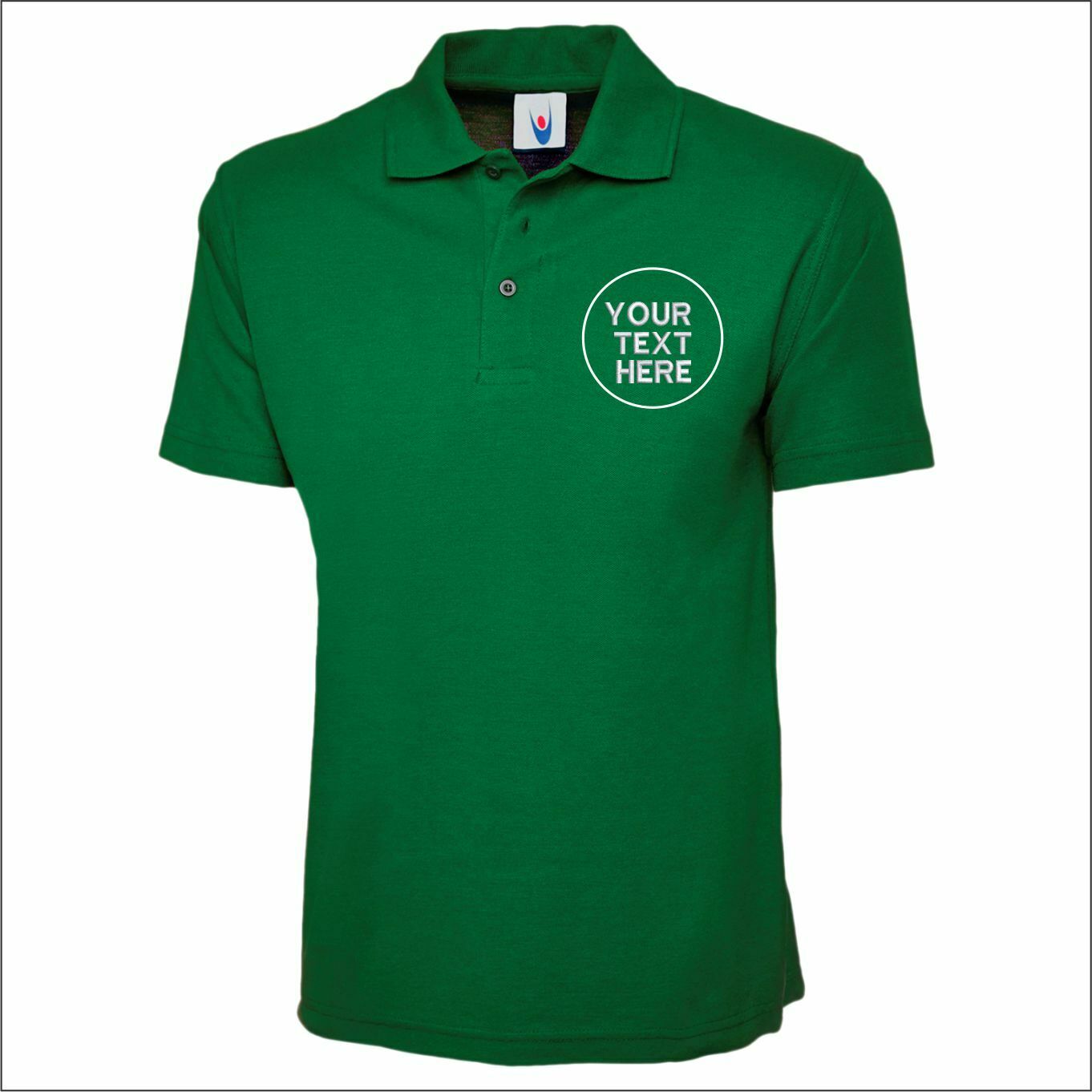 Custom Embroidered Men Polo Tshirt, Personalised Text/Design Shirt, Digitized Company Logo Monogrammed Polo Tee, Special Gift for Golf Lover