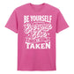 Unique Be Yourself Quote Vintage Typography Unisex T-Shirt