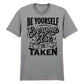 Unique Be Yourself Quote Vintage Typography Unisex T-Shirt