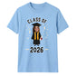 Custom Photo Unisex T-Shirt Class of 2026 Graduation Gift for Him