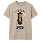 Custom Photo Unisex T-Shirt Class of 2026 Graduation Gift for Him