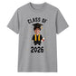 Custom Photo Unisex T-Shirt Class of 2026 Graduation Gift for Him