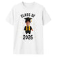 Custom Photo Unisex T-Shirt Class of 2026 Graduation Gift for Him