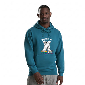 United By Pride Handclasp Duo Pride Month Unisex Hoodie