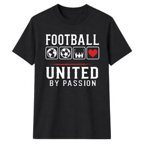 United Love Heart football tournament unisex t-shirt