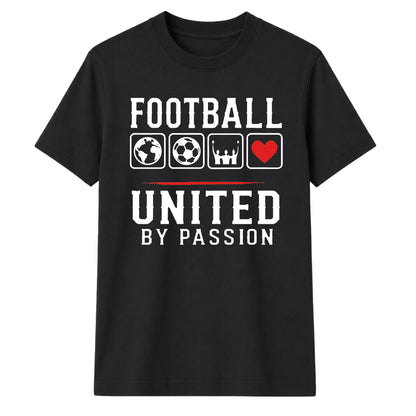United Love Heart football tournament unisex t-shirt