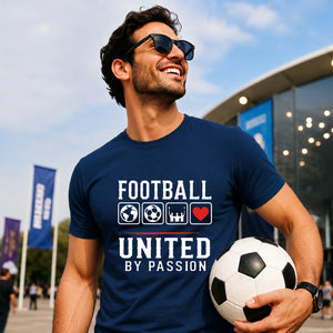 United Love Heart football tournament unisex t-shirt