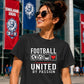 United Love Heart football tournament unisex t-shirt