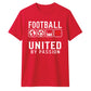 United Love Heart football tournament unisex t-shirt