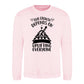 Uplifting Everyone Graphic Quote Unisex Sweatshirt