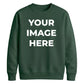 Upload custom photo placement comfy top gift unisex sweatshirt
