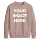 Upload custom photo placement comfy top gift unisex sweatshirt