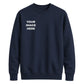 Upload custom photo placement comfy top gift unisex sweatshirt