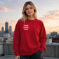 Upload custom photo placement comfy top gift unisex sweatshirt