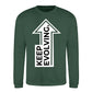 Upward Keep Evolving Arrow Slogan Unisex Sweatshirt