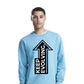 Upward Keep Evolving Arrow Slogan Unisex Sweatshirt
