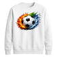 Urban Fire and Wave Sport football tournament sweatshirt FiFa World Cup Mockup Dad
