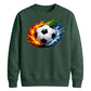 Urban Fire and Wave Sport football tournament sweatshirt FiFa World Cup Mockup Dad