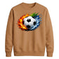 Urban Fire and Wave Sport football tournament sweatshirt FiFa World Cup Mockup Dad