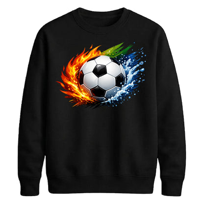 Urban Fire and Wave Sport football tournament sweatshirt FiFa World Cup Mockup Dad