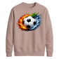 Urban Fire and Wave Sport football tournament sweatshirt FiFa World Cup Mockup Dad