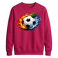 Urban Fire and Wave Sport football tournament sweatshirt FiFa World Cup Mockup Dad