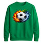 Urban Fire and Wave Sport football tournament sweatshirt FiFa World Cup Mockup Dad