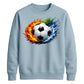 Urban Fire and Wave Sport football tournament sweatshirt FiFa World Cup Mockup Dad