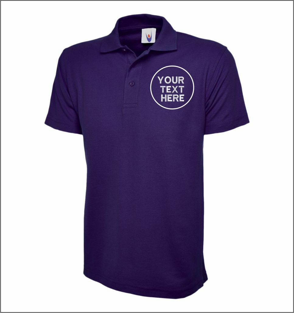 Custom Embroidered Men Polo Tshirt, Personalised Text/Design Shirt, Digitized Company Logo Monogrammed Polo Tee, Special Gift for Golf Lover