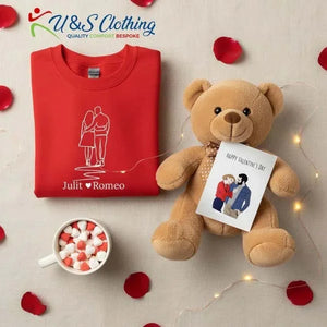Forever Us Personalised Printed Gift Bundle with Sweatshirt For Her