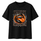 Vampire fangs and spooky lips Halloween Oversized T-Shirt