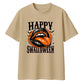 Vampire fangs and spooky lips Halloween Oversized T-Shirt