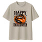 Vampire fangs and spooky lips Halloween Oversized T-Shirt