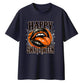 Vampire fangs and spooky lips Halloween Oversized T-Shirt