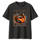 Vampire fangs and spooky lips Halloween Oversized T-Shirt