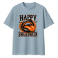 Vampire fangs and spooky lips Halloween Oversized T-Shirt