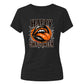Vampire fangs lips gothic graphic Halloween ladies t-shirt