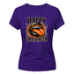 Vampire fangs lips gothic graphic Halloween ladies t-shirt