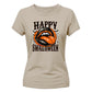 Vampire fangs lips gothic graphic Halloween ladies t-shirt