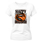 Vampire fangs lips gothic graphic Halloween ladies t-shirt