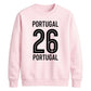 Varsity Portugal No.26 football tournament unisex sweatshirt