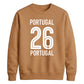 Varsity Portugal No.26 football tournament unisex sweatshirt