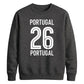 Varsity Portugal No.26 football tournament unisex sweatshirt