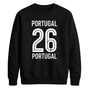 Varsity Portugal No.26 football tournament unisex sweatshirt